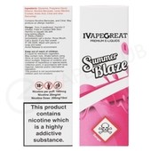 Summer Blaze Nic Salt E-liquid by IVG