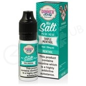 Triple Menthol Nic Salt E-Liquid by Dinner Lady