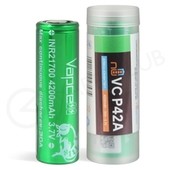 Vapcell P42A 21700 Rechargeable Vape Battery (4200mAh 30A)