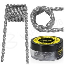 0.36 Ohm Flat Twisted Coil Art Premade Coils