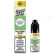 Apple Crumble Custard Nic Salt E-Liquid by Dinner Lady Dessert Bar Salts