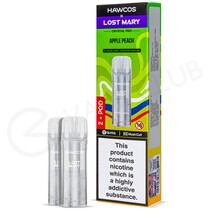 Apple Peach Hawcos x Lost Mary Crystal Pro Prefilled Pods