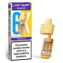 Banana Ice Lost Mary BM6000 Refill Pack
