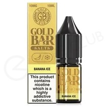 Banana Ice Nic Salt E-Liquid by Gold Bar Salts