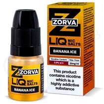 Banana Ice Nic Salt E-Liquid by Zorva Liq