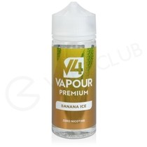Banana Ice Shortfill E-Liquid by V4 Vapour Premium 100ml