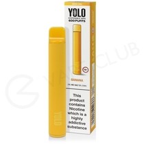 Banana Yolo Bar M600 Disposable Vape