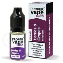 Berries & Grapes Nic Salt E-Liquid by Proper Vape