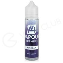 Black AM Shortfill E-Liquid by V4 V4POUR Premium 50ml