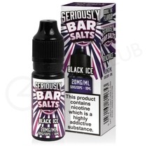Black Ice Nic Salt E-Liquid by Seriously Bar Salts