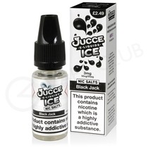 Black Jack Nic Salt E-Liquid by Jucce Ice