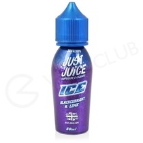 Blackcurrant & Lime Shortfill E-Liquid by Just Juice Ice 50ml