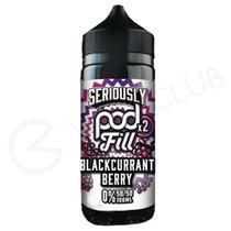 Blackcurrant Berry Shortfill E-Liquid by Seriously Pod Fill x2 100ml