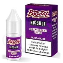 Blackcurrant Crush Nic Salt E-Liquid by Brutal Drinks