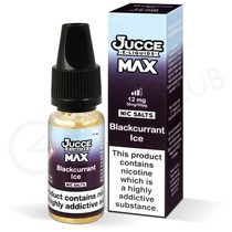 Blackcurrant Ice Nic Salt E-Liquid by Jucce Max