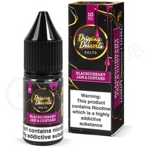 Blackcurrant Jam & Custard Nic Salt E-Liquid Dripping Desserts