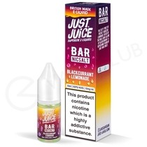 Blackcurrant Lemonade Nic Salt E-Liquid by Just Juice Bar