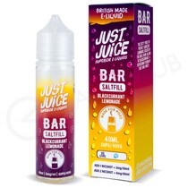 Blackcurrant Lemonade Saltfill E-Liquid by Just Juice Bar 40ml