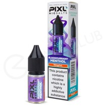 Blackcurrant Menthol E-Liquid by Pixl Nic Salts