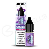 Blackcurrant Menthol E-Liquid by Pixl Nic Salts