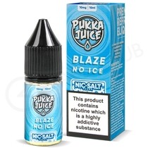 Blaze No Ice Nic Salt E-Liquid by Pukka Juice