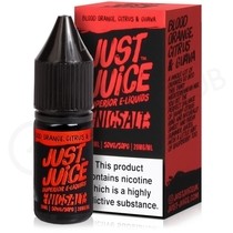 Blood Orange Citrus & Guava Nic Salt E-liquid by Just Juice