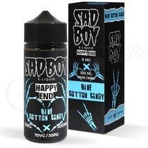 Blue Cotton Candy Shortfill E-Liquid by Sadboy Happy End 100ml