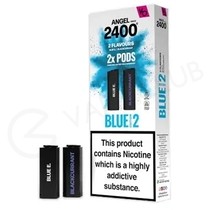 Blue Edition 2 Vapes Bars Angel 2400 Prefilled Pods