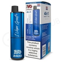 Blue Edition IVG 2400 Disposable Vape