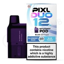 Blue Edition Pixl Duo 12 Prefilled Pods