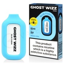 Blue Fusion Vapes Bars Ghost Wizz Disposable Vape