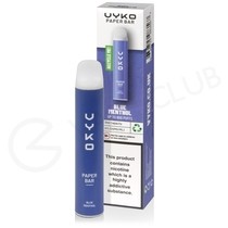 Blue Menthol Vyko Paper Bar Disposable Vape