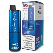 Blue Raspberry Ice IVG 2400 Disposable Vape