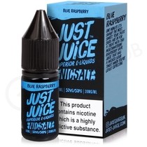 Blue Raspberry Nic Salt E-liquid by Just Juice