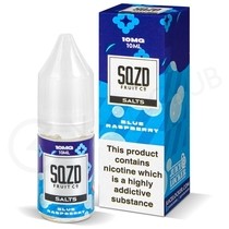 Blue Raspberry Nic Salt E-Liquid by SQZD