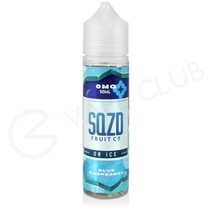 Blue Raspberry On Ice Shortfill E-Liquid by SQZD 50ml