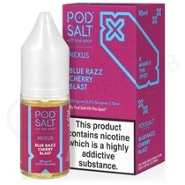 Blue Razz Cherry Blast Nic Salt E-Liquid by Pod Salt Nexus