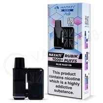 Blue Razz GB Hayati Rubik 7000 Refill Pack