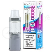 Blue Razz Gummy Bear Hyola Pro Max 8000 Refill Pack