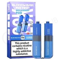 Blue Razz Ice & Blueberry Raspberry Bloody Bar Ultra Twist 20K Refill Pack