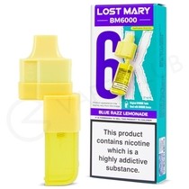 Blue Razz Lemonade Lost Mary BM6000 Refill Pack