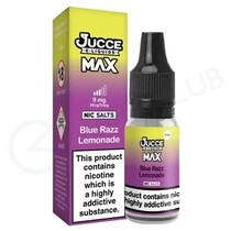 Blue Razz Lemonade Nic Salt E-Liquid by Jucce Max