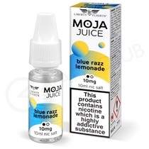 Blue Razz Lemonade Nic Salt E-Liquid by Moja Juice