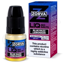 Blue Razz Lemonade Nic Salt E-Liquid by Zorva Liq