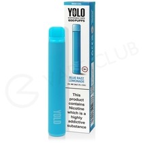 Blue Razz Lemonade Yolo Bar M600 Disposable Vape