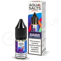 Blue Sour Raspberry Nic Salt E-Liquid by Aqua Salts