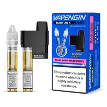Blue Sour Raspberry Vapengin Martian X Refill Pack