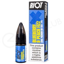 Blueberry & Peach Fizz Nic Salt E-Liquid by Riot X