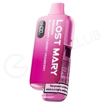 Blueberry Cherry Cranberry Lost Mary BM6000 Disposable Vape Kit