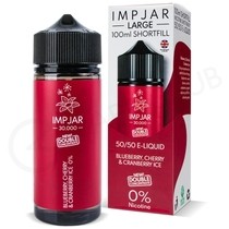 Blueberry Cherry Cranberry Shortfill E-Liquid by Imp Jar Large 100ml